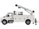Kenworth T380 Auto Crane Titan 85 Body HC14 Crane Work Truck with Miller EnPak White Transport Series 1/50 Diecast Model Diecast Masters 71212
