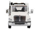 Kenworth T380 Auto Crane Titan 85 Body HC14 Crane Work Truck with Miller EnPak White Transport Series 1/50 Diecast Model Diecast Masters 71212