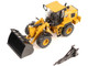 CAT Caterpillar 938 Wheel Loader with Operator Yellow High Line Series 1/50 Diecast Model Diecast Masters 85782