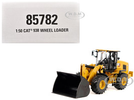 CAT Caterpillar 938 Wheel Loader with Operator Yellow High Line Series 1/50 Diecast Model Diecast Masters 85782