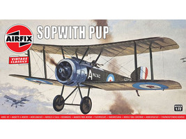 Level 1 Model Kit Sopwith Pup Fighter Aircraft 1/72 Plastic Model Kit Airfix A01062V