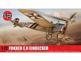 Level 2 Model Kit Fokker E II Eindecker Fighter Aircraft 1/72 Plastic Model Kit Airfix A01086