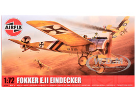 Level 2 Model Kit Fokker E II Eindecker Fighter Aircraft 1/72 Plastic Model Kit Airfix A01086