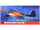 Level 2 Model Kit Messerschmitt Me410A 1 Fighter Aircraft with 2 Scheme Options 1/72 Plastic Model Kit Airfix A04069