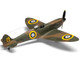 Level 2 Model Kit Supermarine Spitfire Mk I Fighter Aircraft with 3 Scheme Options 1/48 Plastic Model Kit Airfix A05126B