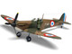 Level 2 Model Kit Supermarine Spitfire Mk I Fighter Aircraft with 3 Scheme Options 1/48 Plastic Model Kit Airfix A05126B