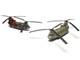 Level 3 Model Kit Boeing Chinook HC 1 Late Production Helicopter with 2 Scheme Options 1/72 Plastic Model Kit Airfix A06024