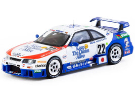 Nissan NISMO GT R LM #22 Hideo Fukuyama Masahiko Kondo Shunji Kasuya NISMO 24 Hours of Le Mans 1995 Hobby64 Series 1/64 Diecast Model Car Tarmac Works T64-067-95LM22