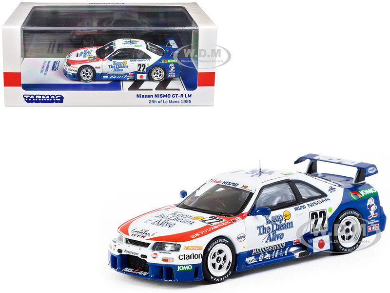 Nissan NISMO GT R LM #22 Hideo Fukuyama Masahiko Kondo Shunji Kasuya NISMO 24 Hours of Le Mans 1995 Hobby64 Series 1/64 Diecast Model Car Tarmac Works T64-067-95LM22