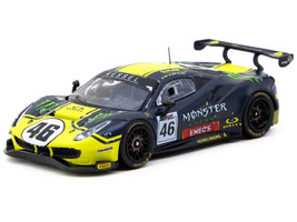 Ferrari 488 GT3 #46 V Rossi A Salucci L Marini Gulf 12 Hours 2019 Hobby64 Series 1/64 Diecast Model Car Tarmac Works T64-072-19GUF46
