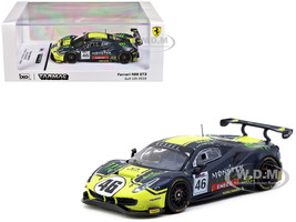 Ferrari 488 GT3 #46 V Rossi A Salucci L Marini Gulf 12 Hours 2019 Hobby64 Series 1/64 Diecast Model Car Tarmac Works T64-072-19GUF46