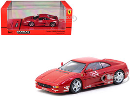 Ferrari F355 Challenge #355 Presentation Red Hobby64 Series 1/64 Diecast Model Car Tarmac Works T64-083-PRE