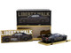 Dodge Challenger SRT Hellcat LB WORKS Liberty Walk Black Metallic with Shipping Container Display Case Global64 Series 1/64 Diecast Model Car Tarmac Works T64G-TL039-BK