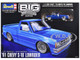 Level 4 Model Kit 1991 Chevrolet S 10 Lowrider Pickup Truck with 1/64 Diecast Version Included Big Little Series 1/25 Scale Model Revell 14562