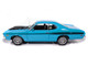 1972 Dodge Demon GSS Mecum Auctions Petty Blue with Black Stripes American Muscle Series 1/18 Diecast Model Car Auto World AMM1345