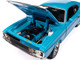 1972 Dodge Demon GSS Mecum Auctions Petty Blue with Black Stripes American Muscle Series 1/18 Diecast Model Car Auto World AMM1345