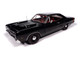 1969 Dodge Coronet Super Bee Muscle Car & Corvette Nationals MCACN Black with Red Interior American Muscle Series 1/18 Diecast Model Car Auto World AMM1347