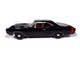 1969 Dodge Coronet Super Bee Muscle Car & Corvette Nationals MCACN Black with Red Interior American Muscle Series 1/18 Diecast Model Car Auto World AMM1347