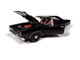 1969 Dodge Coronet Super Bee Muscle Car & Corvette Nationals MCACN Black with Red Interior American Muscle Series 1/18 Diecast Model Car Auto World AMM1347
