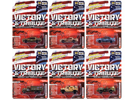 Military Set A of 6 pieces 2025 Release 1 Limited Edition Diecast Models Johnny Lightning JLML012A