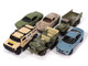 Military Set B of 6 pieces 2025 Release 1 Limited Edition Diecast Models Johnny Lightning JLML012B