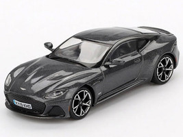 Aston Martin DBS RHD Right Hand Drive Gray Metallic 007 James Bond No Time to Die 2021 Movie Limited Edition 1/64 Diecast Model Car Mini GT MGT00904-007E