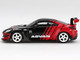 Toyota GR86 HKS TYPE R ADVAN RHD Right Hand Drive Black and Red 2022 Tokyo Auto Salon Limited Edition 1/64 Diecast Model Car Mini GT MGT00956