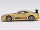 Toyota Supra A80 Top Secret GT 300 RHD Right Hand Drive Gold Metallic with Graphics Limited Edition 1/64 Diecast Model Car Mini GT MGT00961