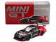 Mazda RX 7 LB Super Silhouette RHD Right Hand Drive Advan Black and Red Limited Edition 1/64 Diecast Model Car Mini GT MGT00983