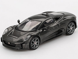 Jaguar C X75 Test Car Black Carbon Limited Edition 1/64 Diecast Model Car Mini GT MGT00997