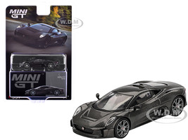 Jaguar C X75 Test Car Black Carbon Limited Edition 1/64 Diecast Model Car Mini GT MGT00997