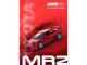 Toyota MR2 SW20 RHD Right Hand Drive Red 1/64 Diecast Model Car Inno Models IN64-MR2SW20-RED