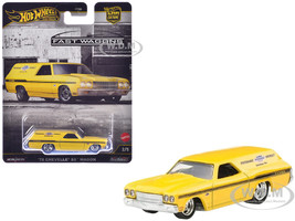 1970 Chevrolet Chevelle SS Wagon Yenko Yellow Fast Wagons Series Diecast Model Car Hot Wheels JBK67