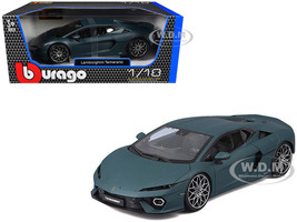 Lamborghini Temerario Matt Blue Metallic 1/18 Diecast Model Car Bburago 11052BL
