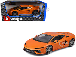 Lamborghini Temerario Orange Metallic 1/18 Diecast Model Car Bburago 11052OR