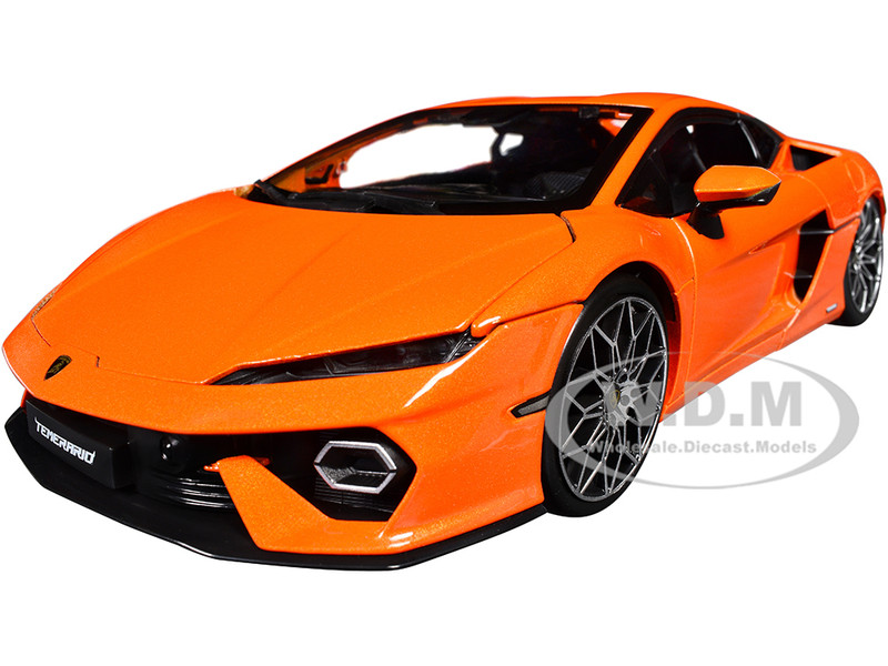 Lamborghini Temerario Orange Metallic 1/18 Diecast Model Car Bburago 11052OR
