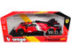 Ferrari 499P Modificata #24 Red with Italian Flag Stripes Racing Series 1/18 Diecast Model Car Bburago 16302