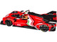 Ferrari 499P Modificata #24 Red with Italian Flag Stripes Racing Series 1/18 Diecast Model Car Bburago 16302