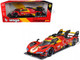 Ferrari 499P #50 Antonio Fuoco Miguel Molina Nicklas Nielsen Ferrari AF Corse Winner 24 Hours of Le Mans 2024 Racing Series 1/18 Diecast Model Car Bburago 16303