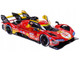 Ferrari 499P #50 Antonio Fuoco Miguel Molina Nicklas Nielsen Ferrari AF Corse Winner 24 Hours of Le Mans 2024 Racing Series 1/24 Diecast Model Car Bburago 26312