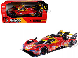 Ferrari 499P #50 Antonio Fuoco Miguel Molina Nicklas Nielsen Ferrari AF Corse Winner 24 Hours of Le Mans 2024 Racing Series 1/24 Diecast Model Car Bburago 26312