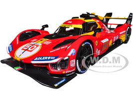 Ferrari 499P #50 Antonio Fuoco Miguel Molina Nicklas Nielsen Ferrari AF Corse Winner 24 Hours of Le Mans 2024 Racing Series 1/24 Diecast Model Car Bburago 26312
