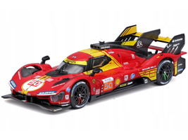 Ferrari 499P #50 Antonio Fuoco Miguel Molina Nicklas Nielsen Ferrari AF Corse Winner 24 Hours of Le Mans 2024 Racing Series 1/43 Diecast Model Car Bburago 36316