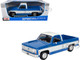 1974 Chevrolet C10 Cheyenne Super Pickup Truck Blue and White Special Edition Series 1/18 Diecast Model Car Maisto 31467BL