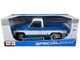 1974 Chevrolet C10 Cheyenne Super Pickup Truck Blue and White Special Edition Series 1/18 Diecast Model Car Maisto 31467BL