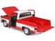 1974 Chevrolet C10 Cheyenne Super Pickup Truck Red and White Special Edition Series 1/18 Diecast Model Car Maisto 31467RD