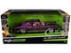 1965 Buick Riviera Lowrider Purple Metallic with Graphics Lowriders Series 1/26 Diecast Model Car Maisto 32551PU