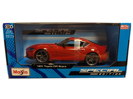 Toyota GR Supra Red Special Edition Series 1/24 Diecast Model Car Maisto 32917R