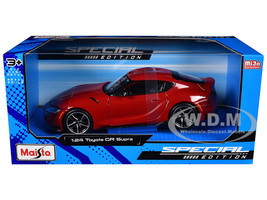 Toyota GR Supra Red Special Edition Series 1/24 Diecast Model Car Maisto 32917R