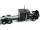 Peterbilt 359 with 60 Vintage Sleeper and 53 Utility Trailer with Reefer Hardwick Motor Freight Green Metallic with Stripes Big Rigs Series II #2 1/64 Diecast Model DCP/First Gear 69-2100